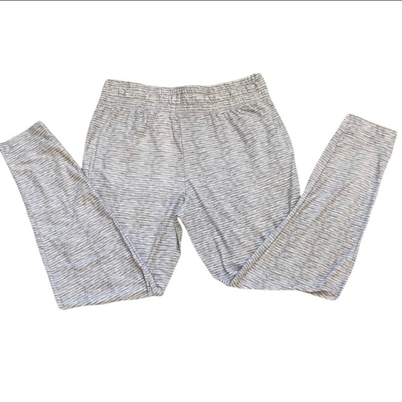 Jaclyn Intimates Lounge Sleep Jogger Pants Pockets Women's 2X Grey White Stripe - Picture 4 of 6